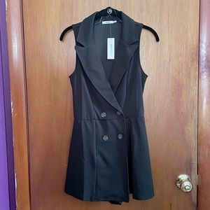 Nicolette Double Breasted Romper